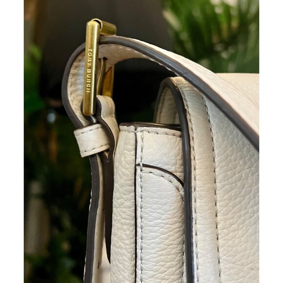 Tory Burch Vintage Winter White Thea/Robinson Shoulder Bag with Adjustable Strap - Picture 4 of 10